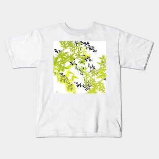 GREEN LEAF SPRING PALM Kids T-Shirt